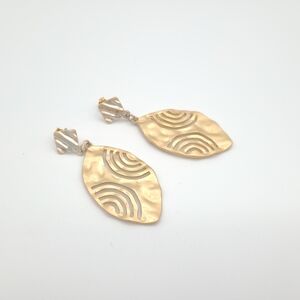 90s Vintage Gold Dangle Earrings